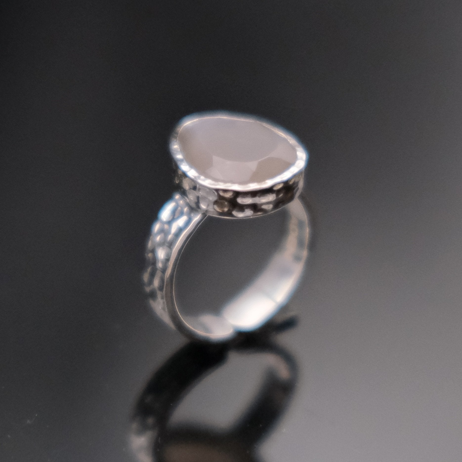 Miracle - Grey Moonstone Ring - BLA.DEN - BJC-R-000115-1